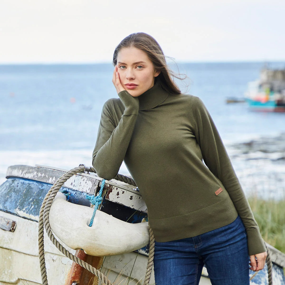 Ridgeline Women's Melford Knit Roll Neck Jumper