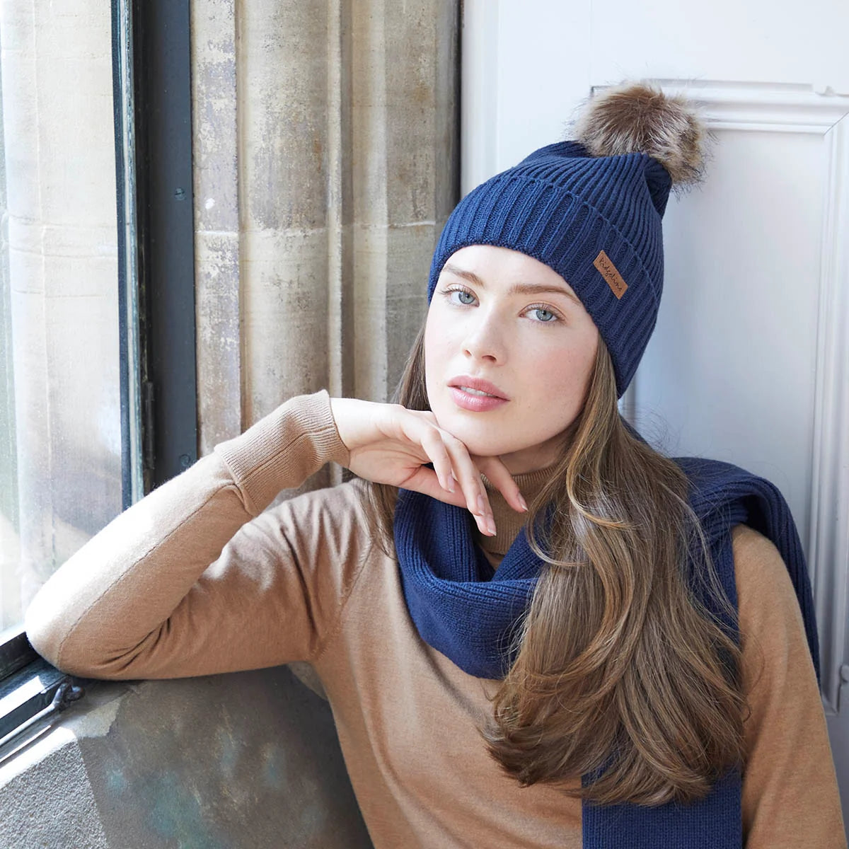 Ridgeline Baltic Bobble Hat & Scarf Set