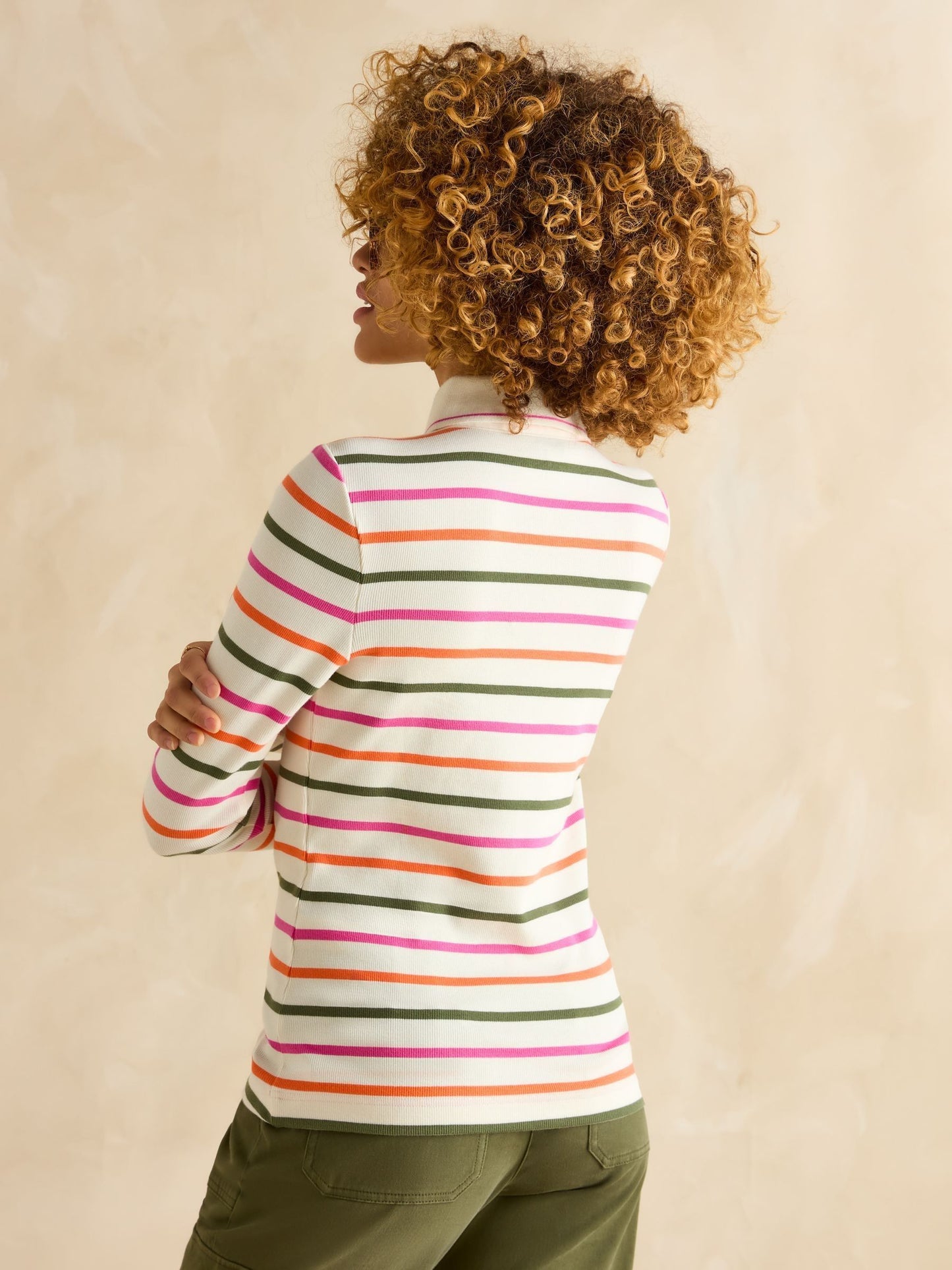 Joules Fairfield Long Sleeve Ribbed Polo Shirt