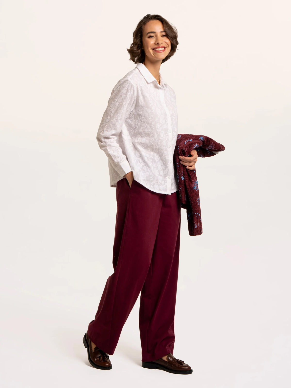 Brakeburn Flora Embroidered Blouse
