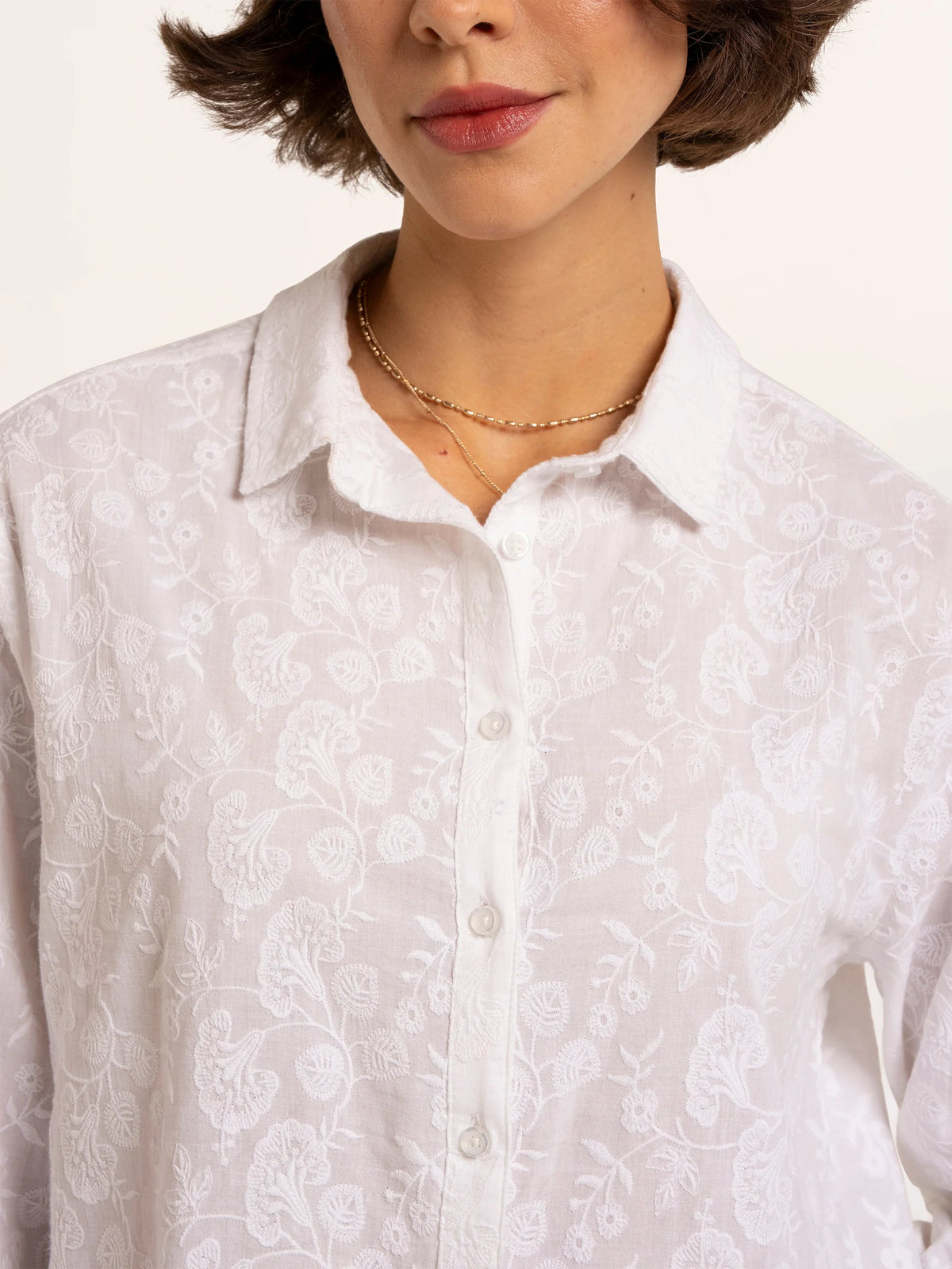 Brakeburn Flora Embroidered Blouse