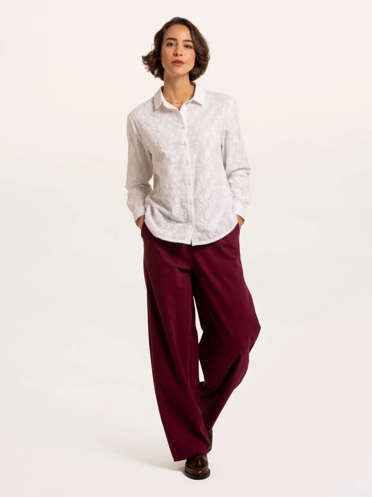 Brakeburn Flora Embroidered Blouse