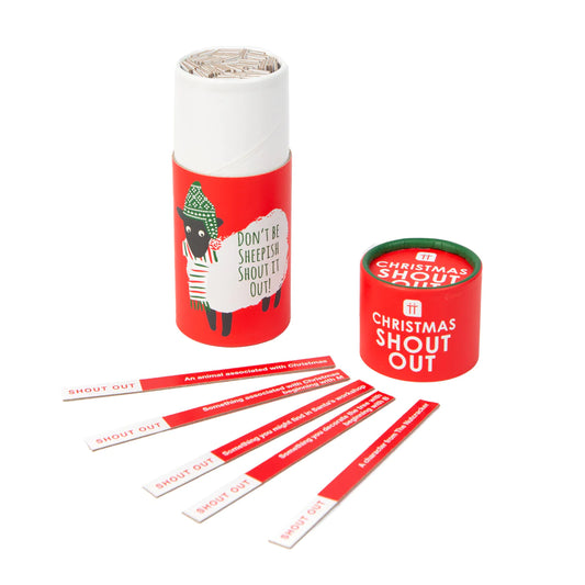 Talking Tables Botanical Sheep Shout Out Christmas Trivia Game