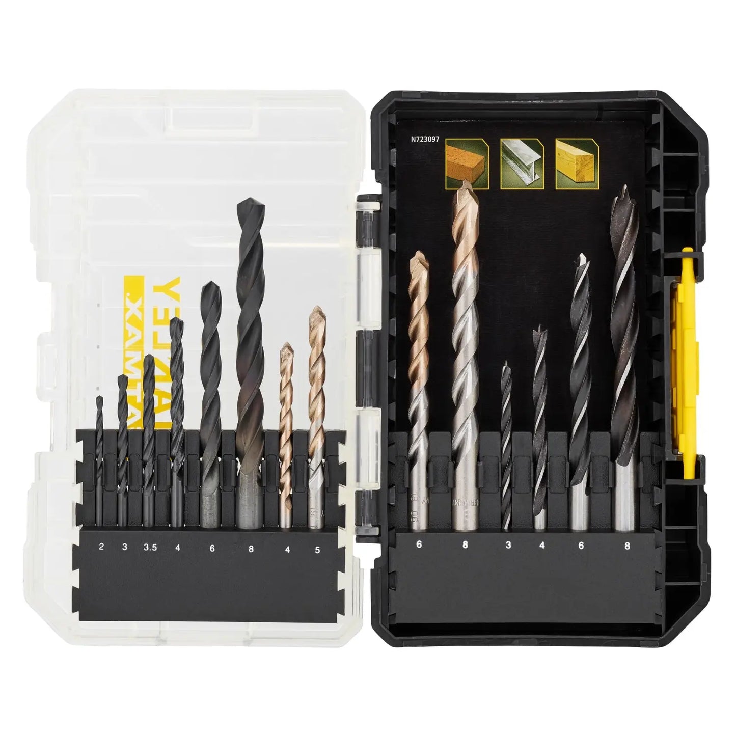 Drill Bit Set Metal / Wood - Stanley 14PCE