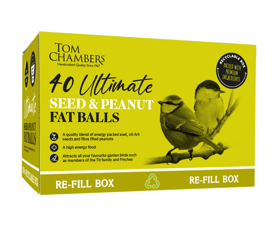 Tom Chambers Ultimate Seed & Nut Fat Ball Box