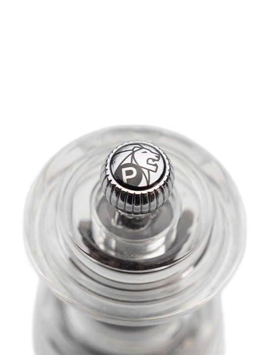 Peugeot Bistro Manual Acrylic Salt and Pepper Mill 10cm