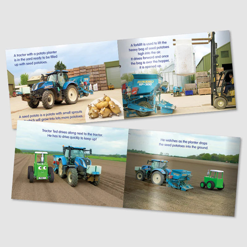 Tractor Ted Spuds in Mud Read & Watch Book