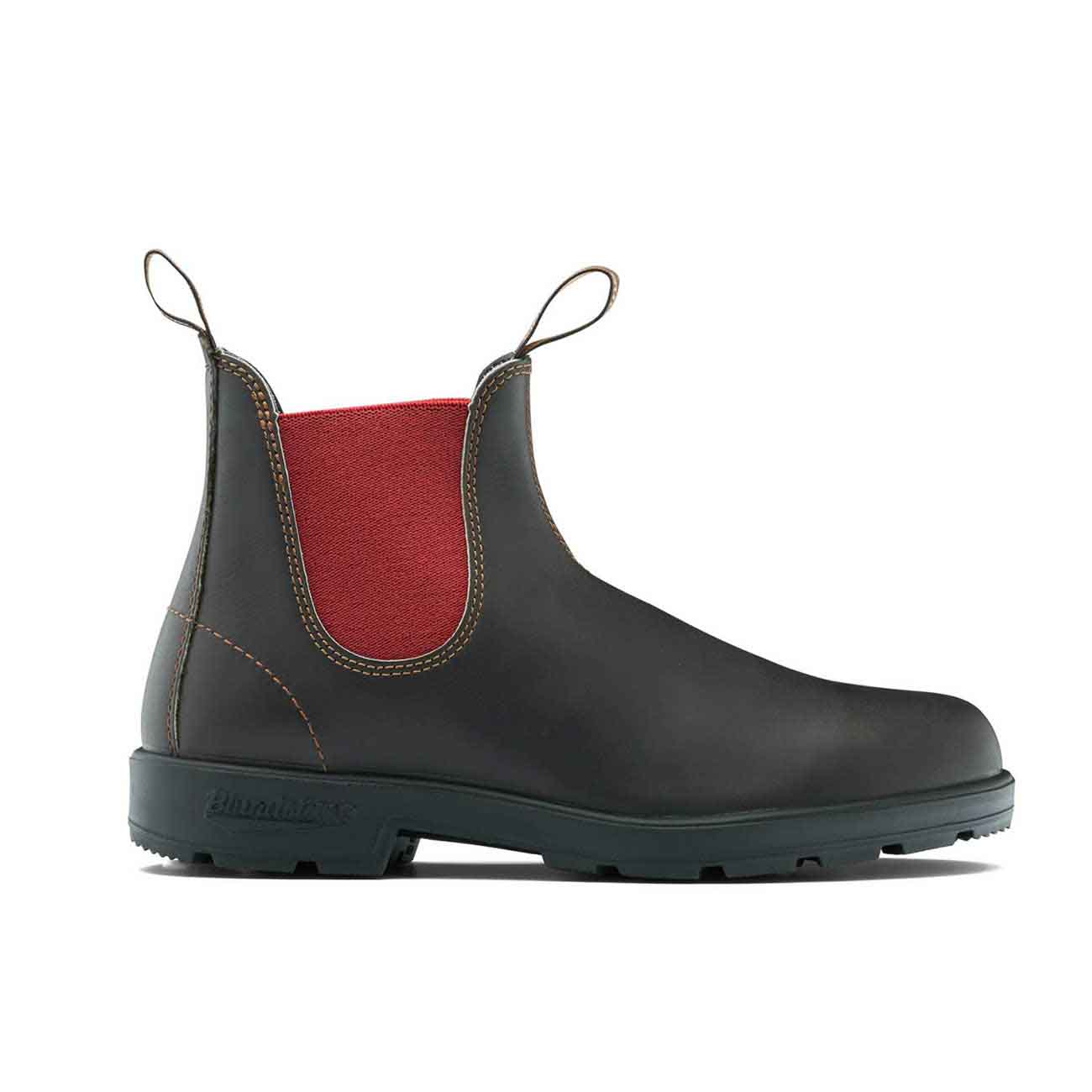 Blundstone 2500 Original Chelsea Boot in Brown/Crimson