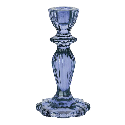 Talking Tables Boho Navy Glass Candle Holder