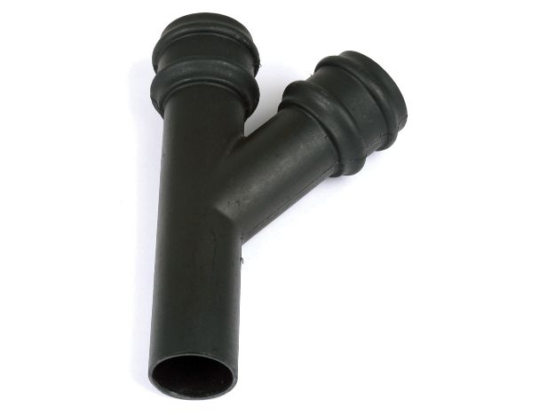 Brett Martin 68mm round cast iron style 135 degree downpipe branch BR220CI