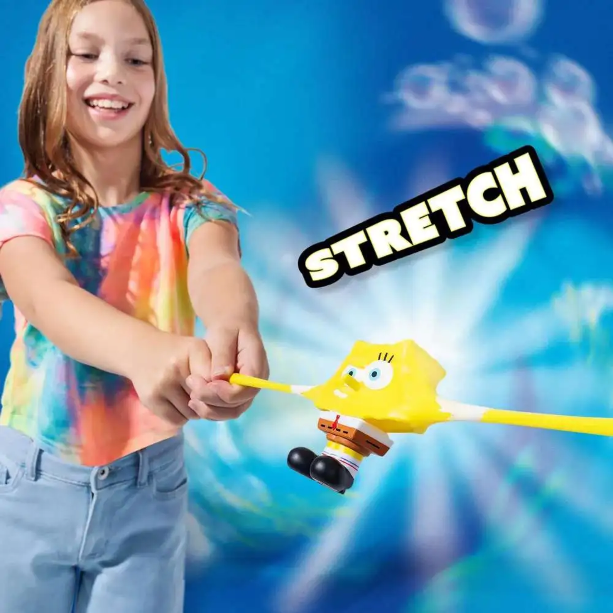 Stretch Armstrong SpongeBob SquarePants mini flexible toy figure