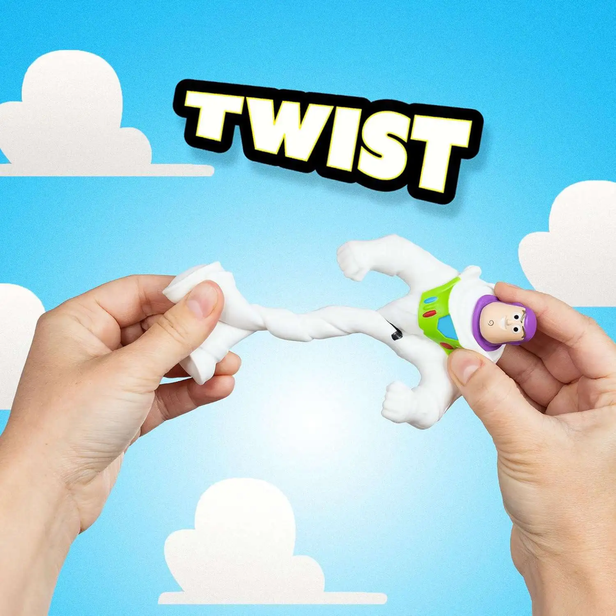 Stretch Armstrong Buzz Lightyear mini flexible toy figure