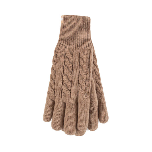 Heat Holders Cable Knit Glove