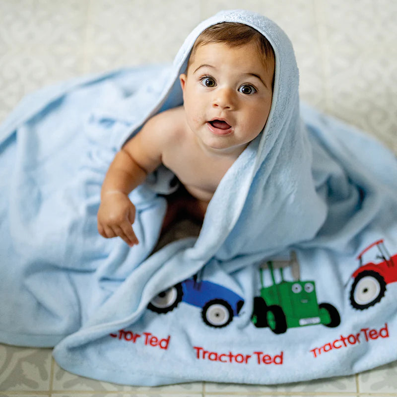Tractor Ted Towel Navy
