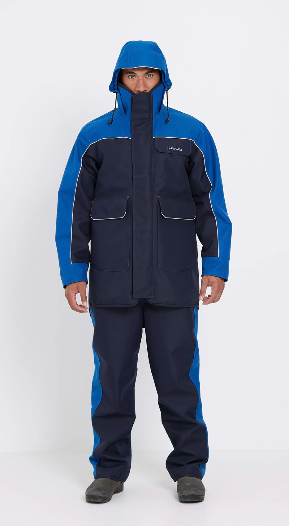 Kaiwaka Stormforce Blue Waterproof Parka