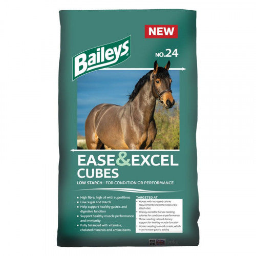 Baileys No.24 Ease & Excel Cubes, Low Starch Condition & Performance Horse Feed