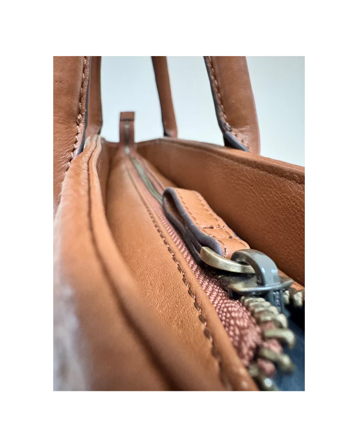 Barkworth Reeve Bar Harbour Mini Raffia & Tan Grain Tote Bag