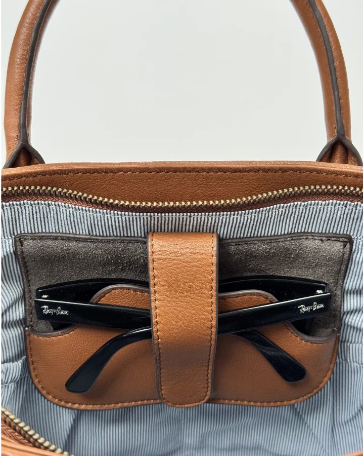 Barkworth Reeve Bar Harbour Mini Raffia & Tan Grain Tote Bag