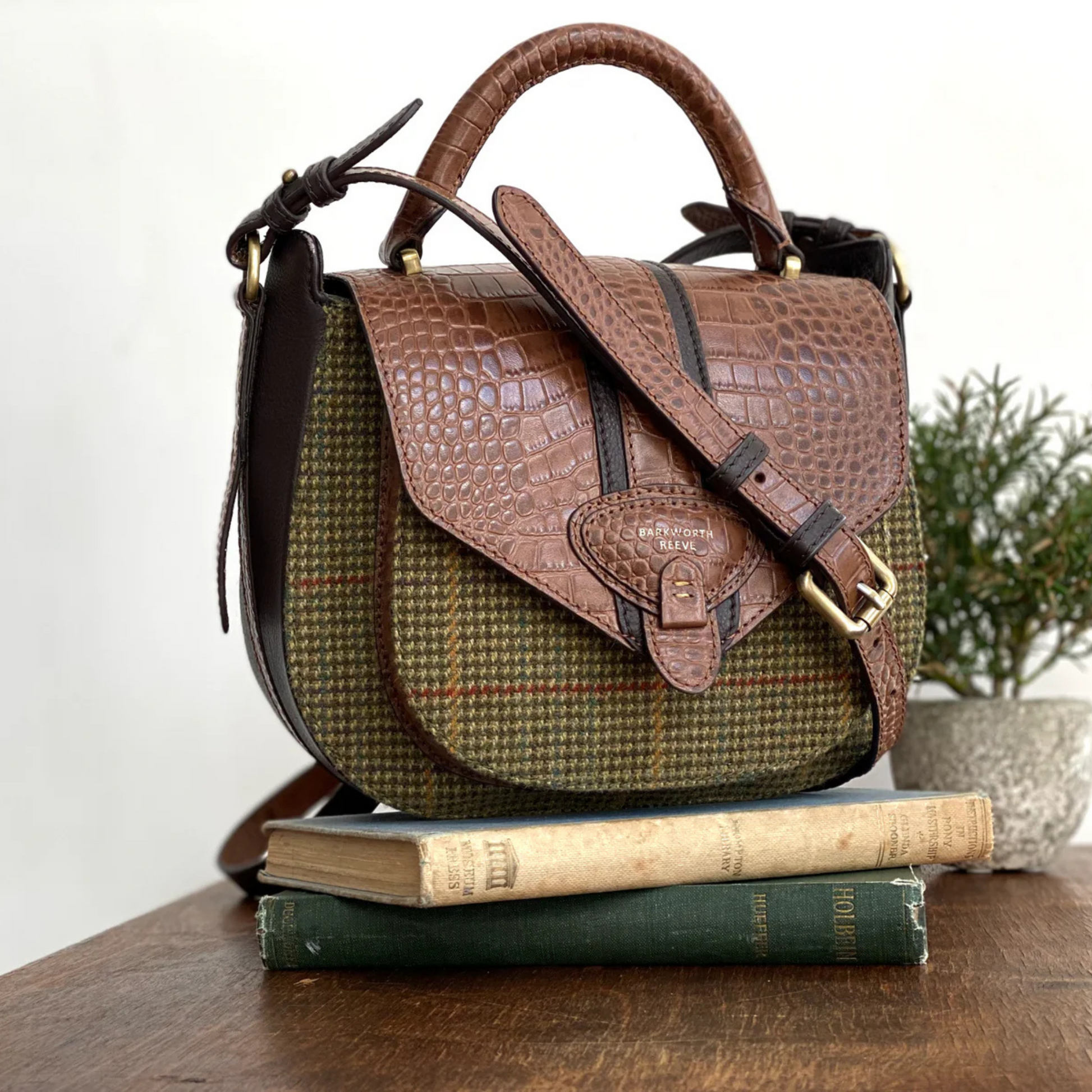 Barkworth Reeve Belton Tweed Saddle Bag