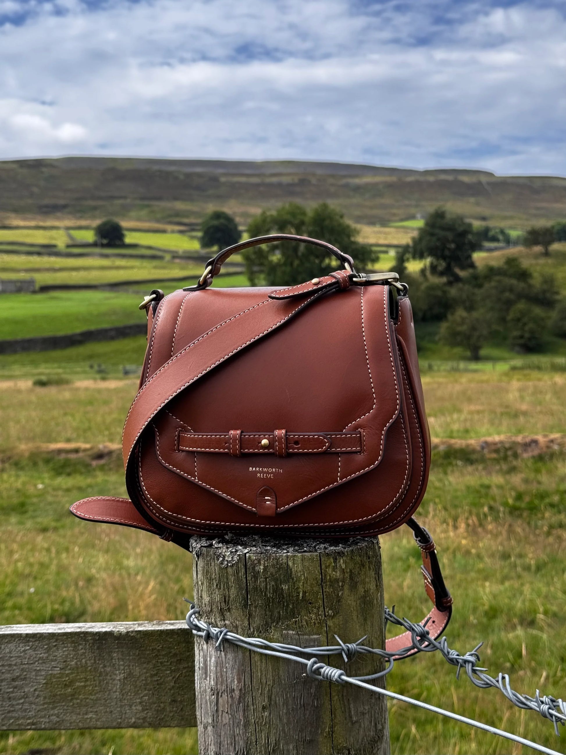 Barkworth Reeve Felperhsam Leather Saddle Bag