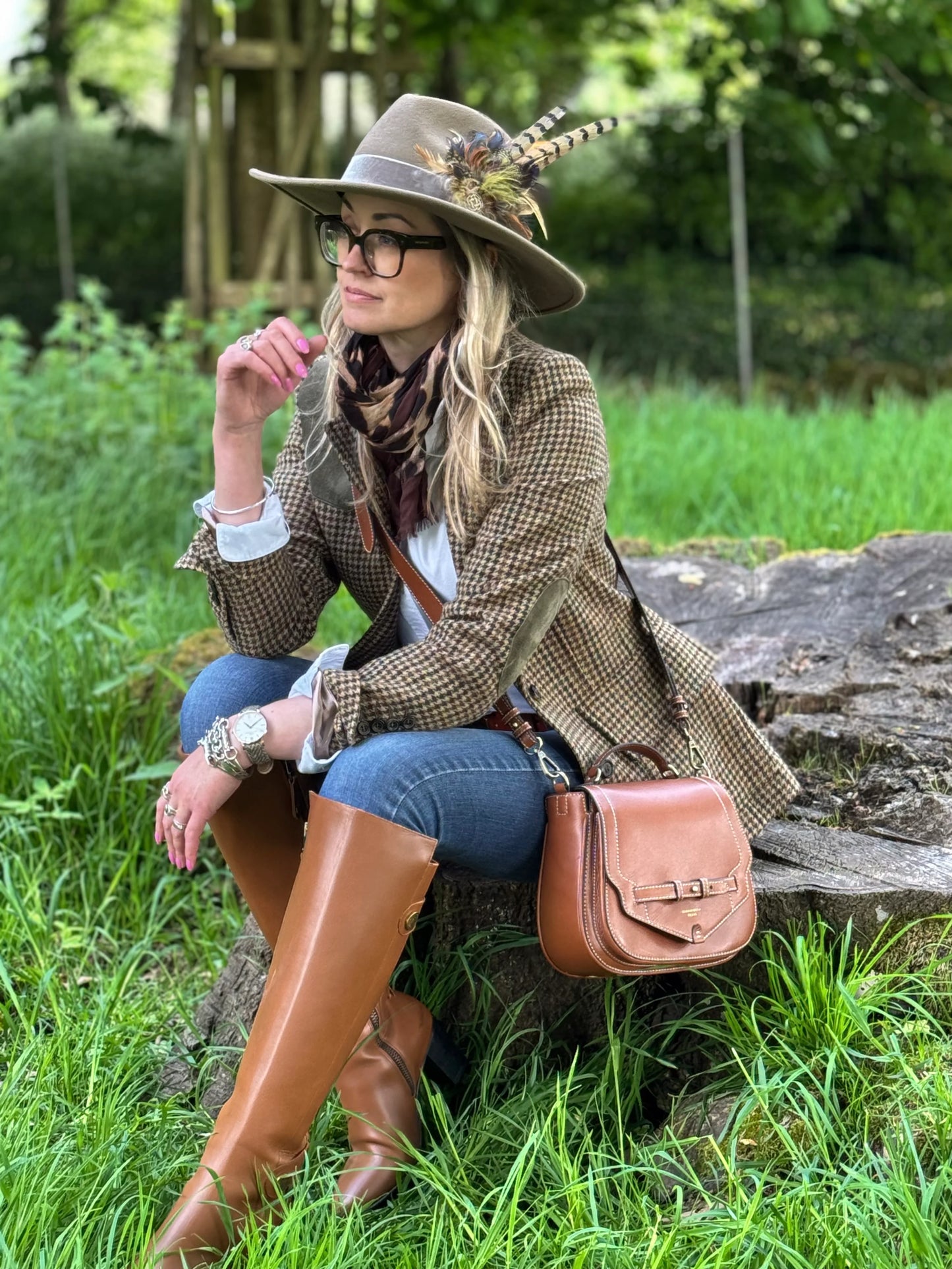 Barkworth Reeve Felperhsam Leather Saddle Bag
