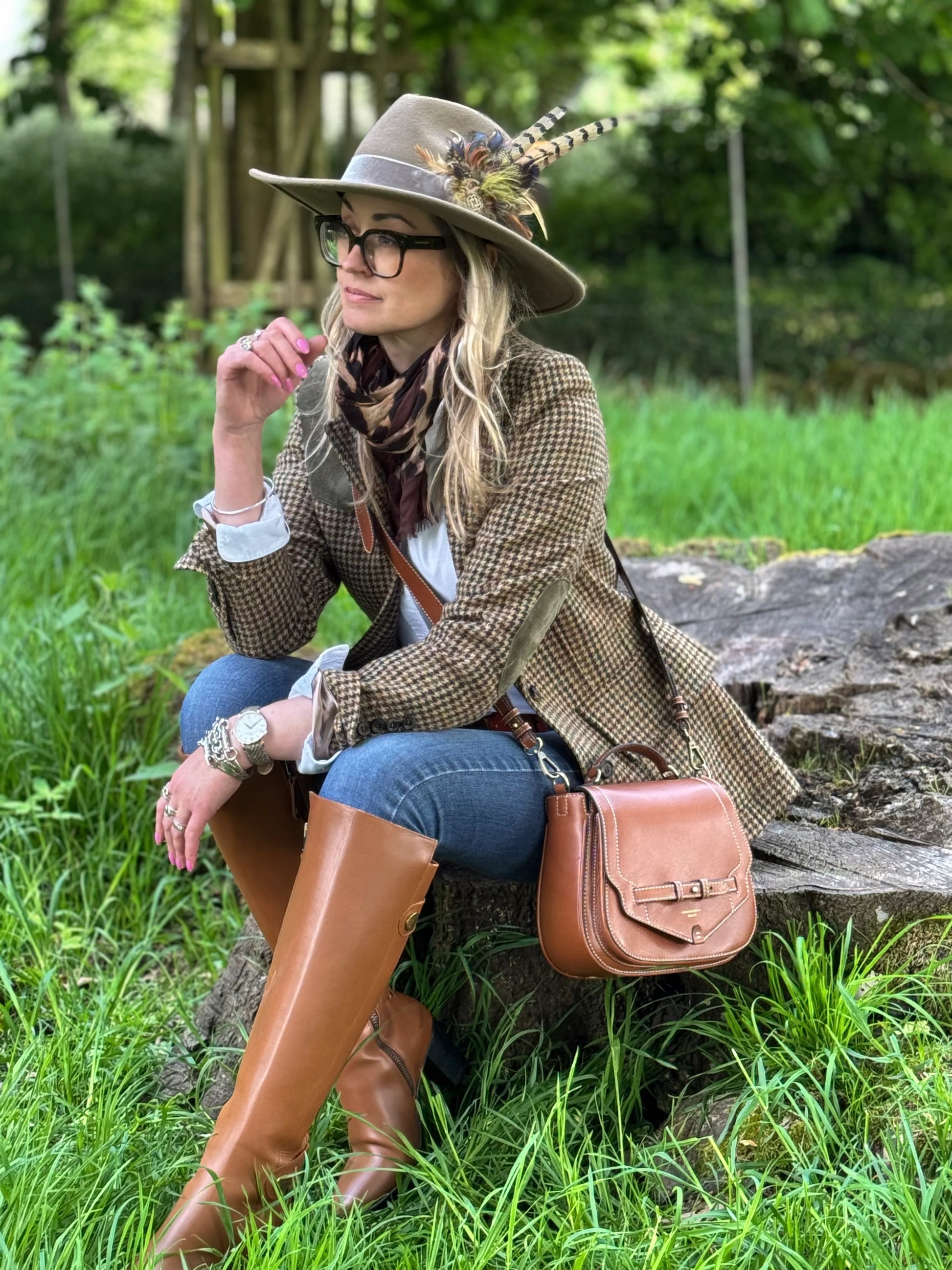 Barkworth Reeve Felperhsam Leather Saddle Bag