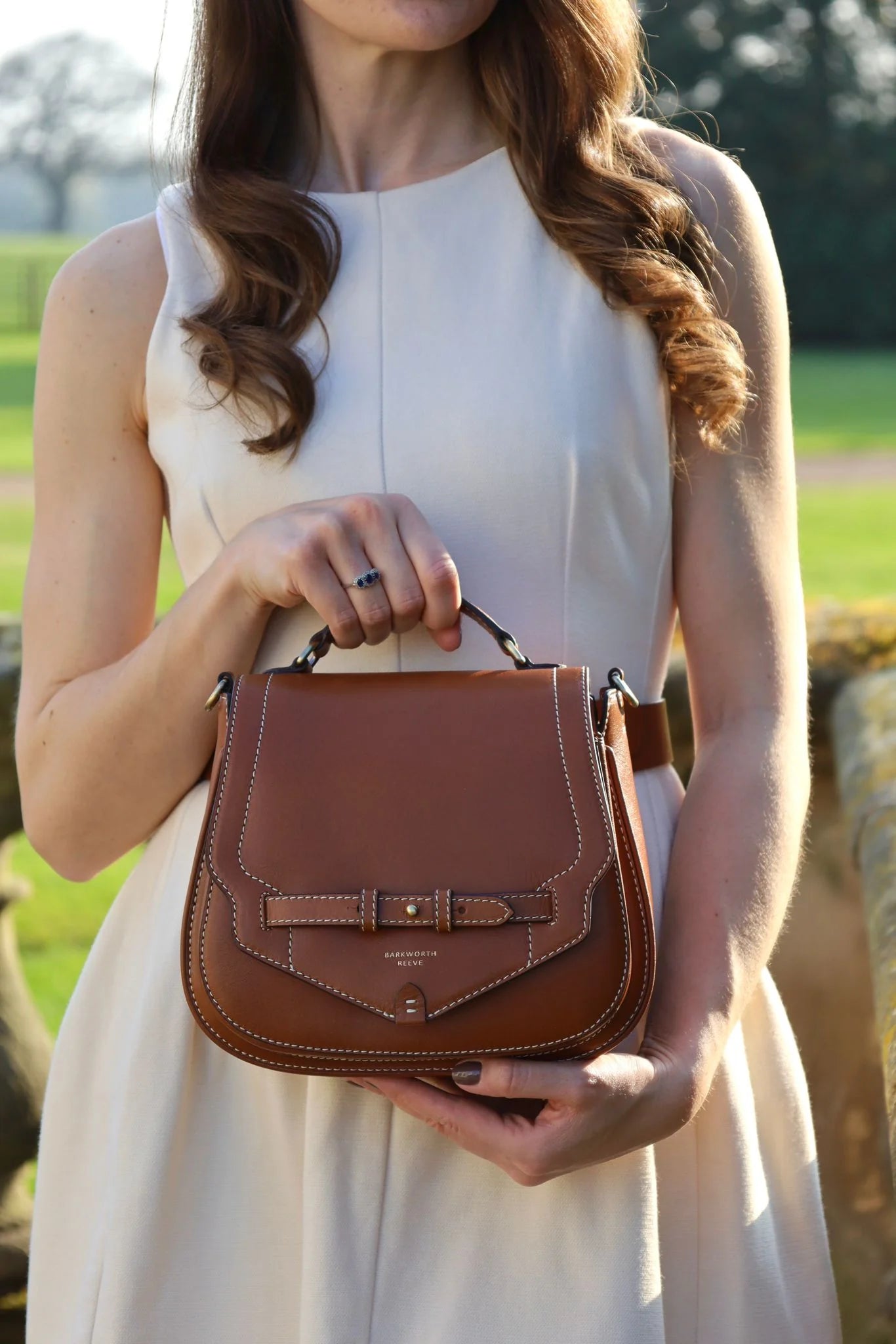Barkworth Reeve Felperhsam Leather Saddle Bag