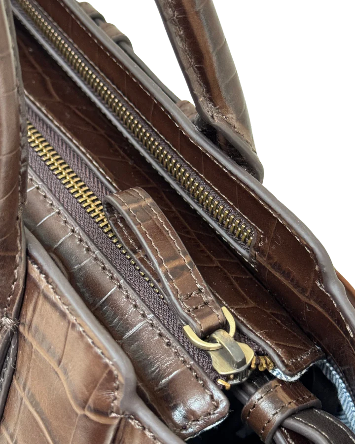 Barkworth Reeve Middleton Embossed Leather Bag