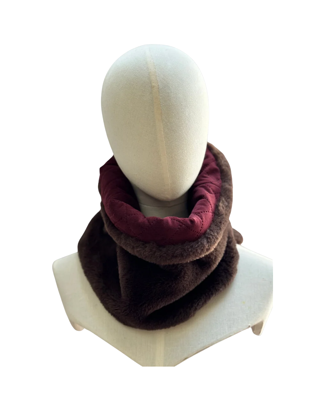 Barkworth Reeve Wilding Reversible Velvet & Faux Fur Snood