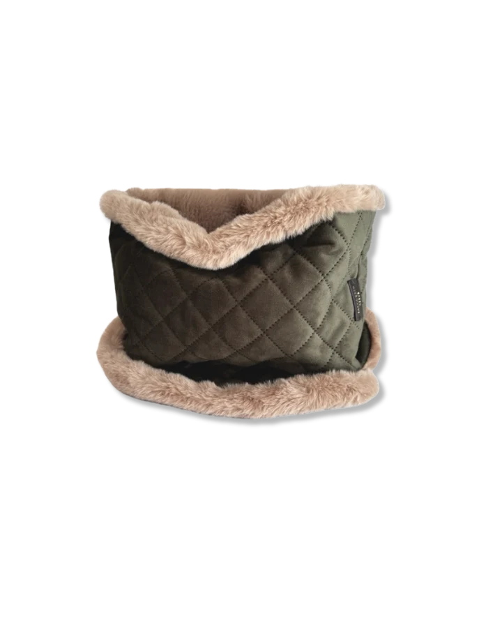 Barkworth Reeve Wilding Reversible Velvet & Faux Fur Snood