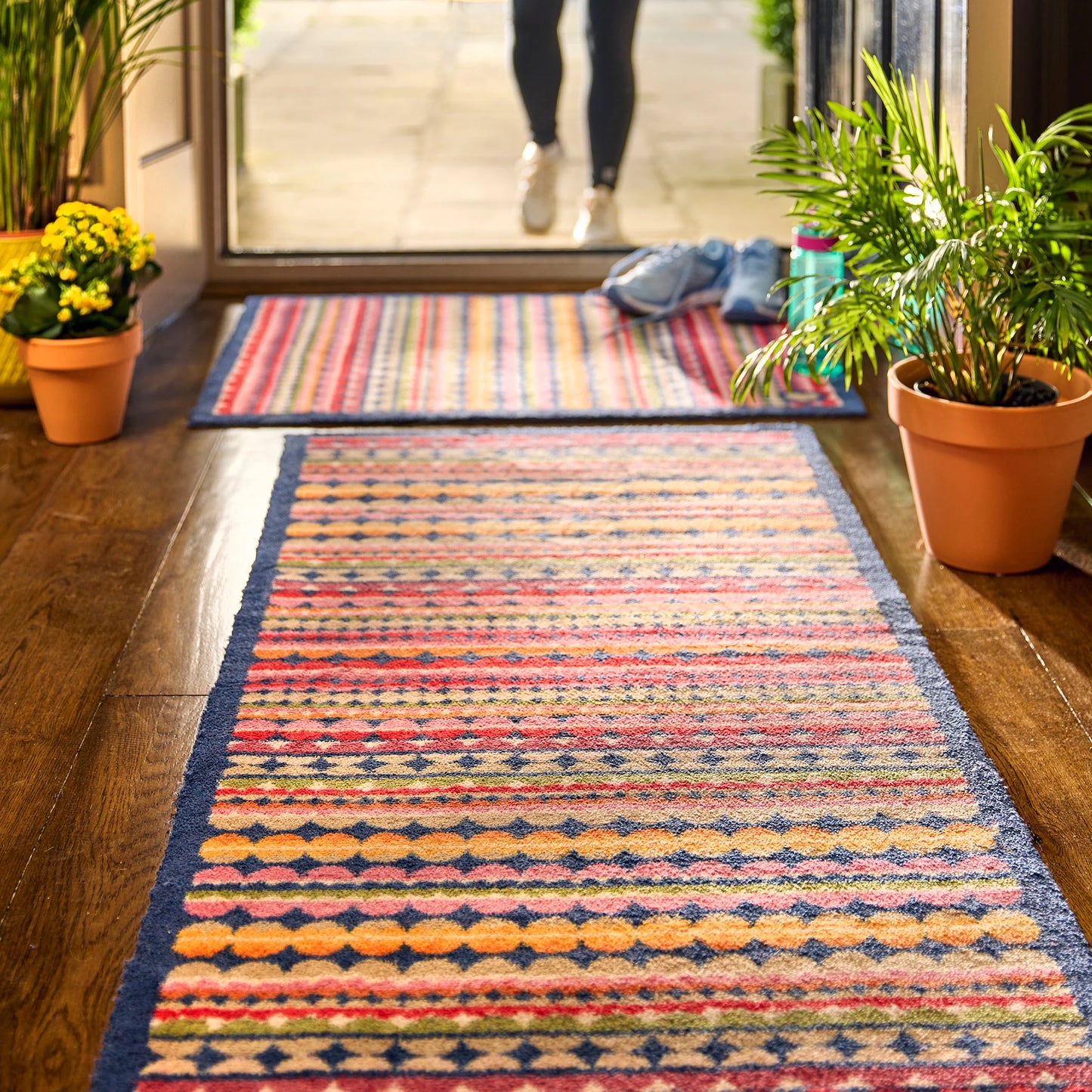 Hug Rug Beady Stripe Runner Mat