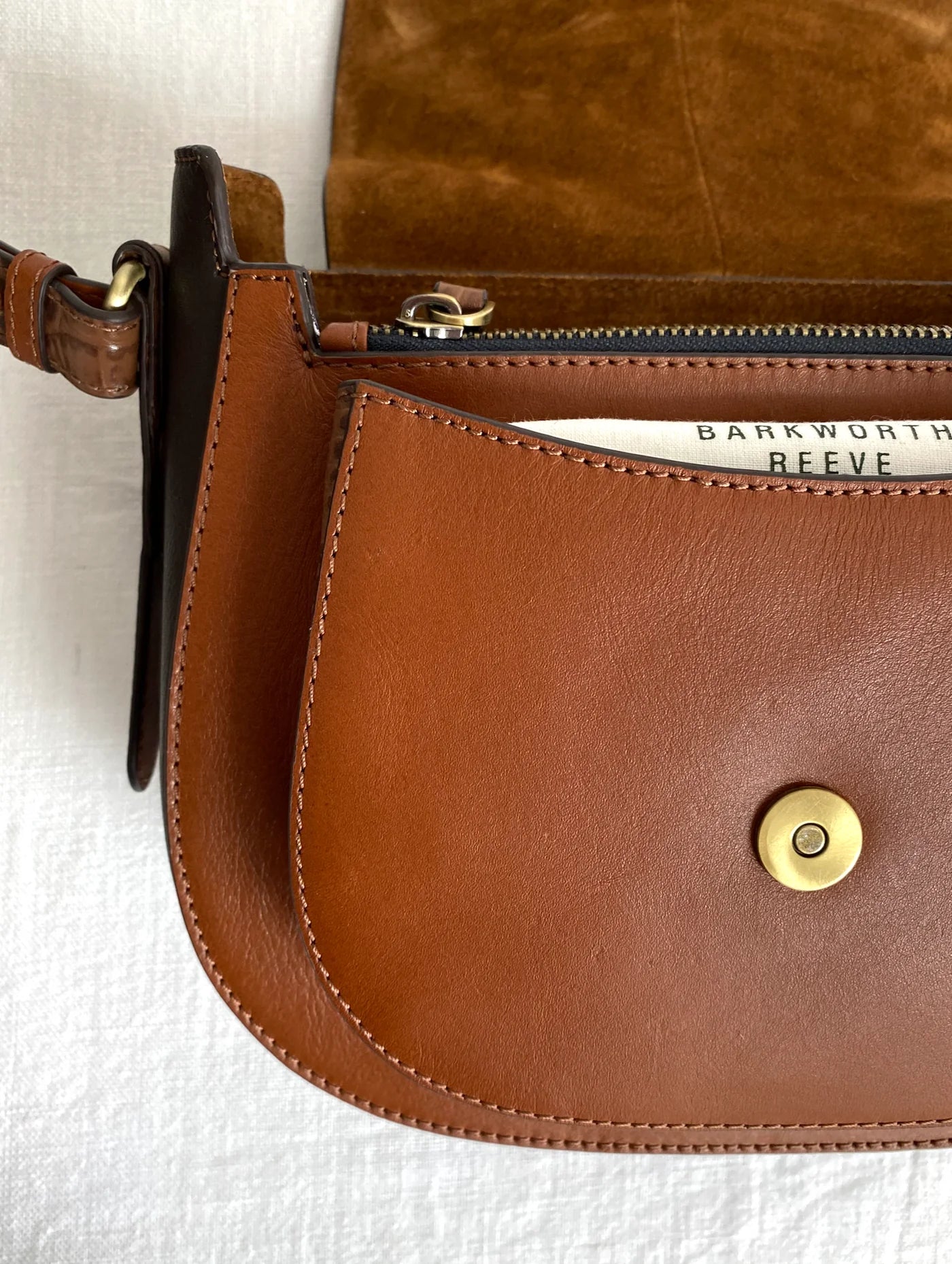 Barkworth Reeve Belton Leather Saddle Bag