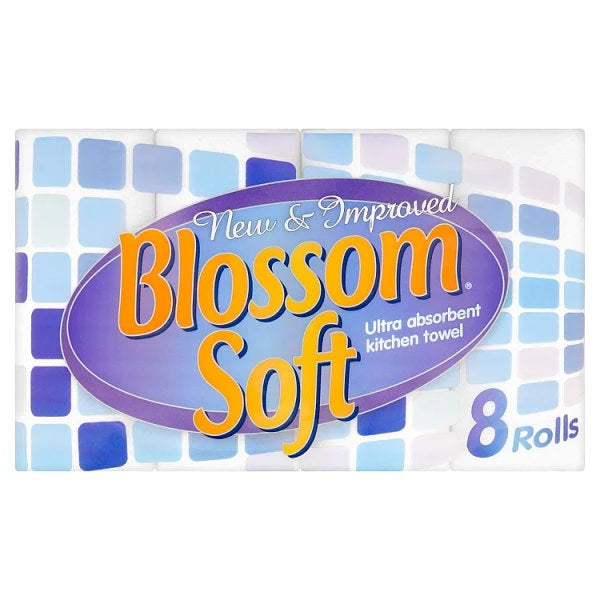 Blossom Soft Kitchen Roll 8-Pack