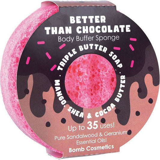 Bomb Cosmetics Better Than Chocolate Body Buffer Sponge