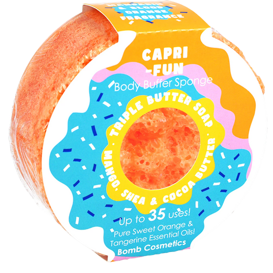 Bomb Cosmetics Capri Fun Body Buffer Sponge