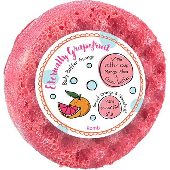 Bomb Cosmetics Eternally Grapefruit Body Buffer Sponge