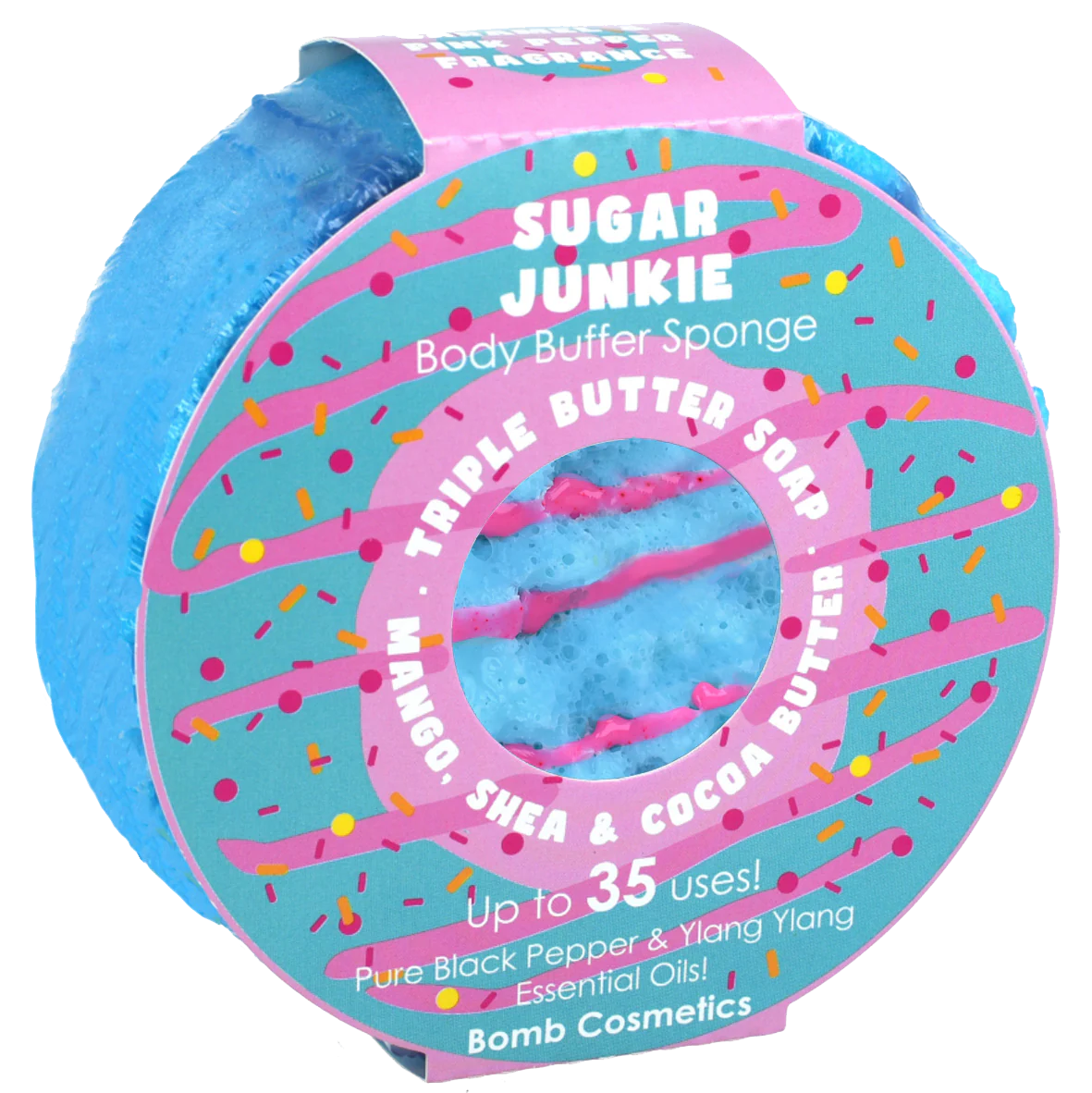 Bomb Cosmetics Sugar Junkie Body Buffer Sponge