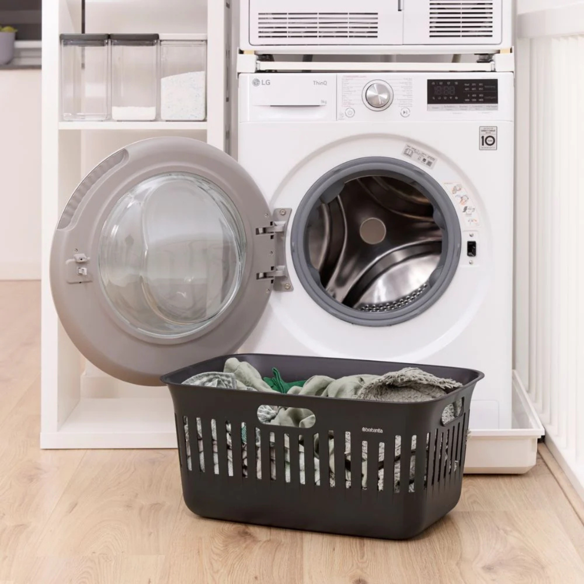 Brabantia Collect-It Recycled Plastic Laundry Basket 40L