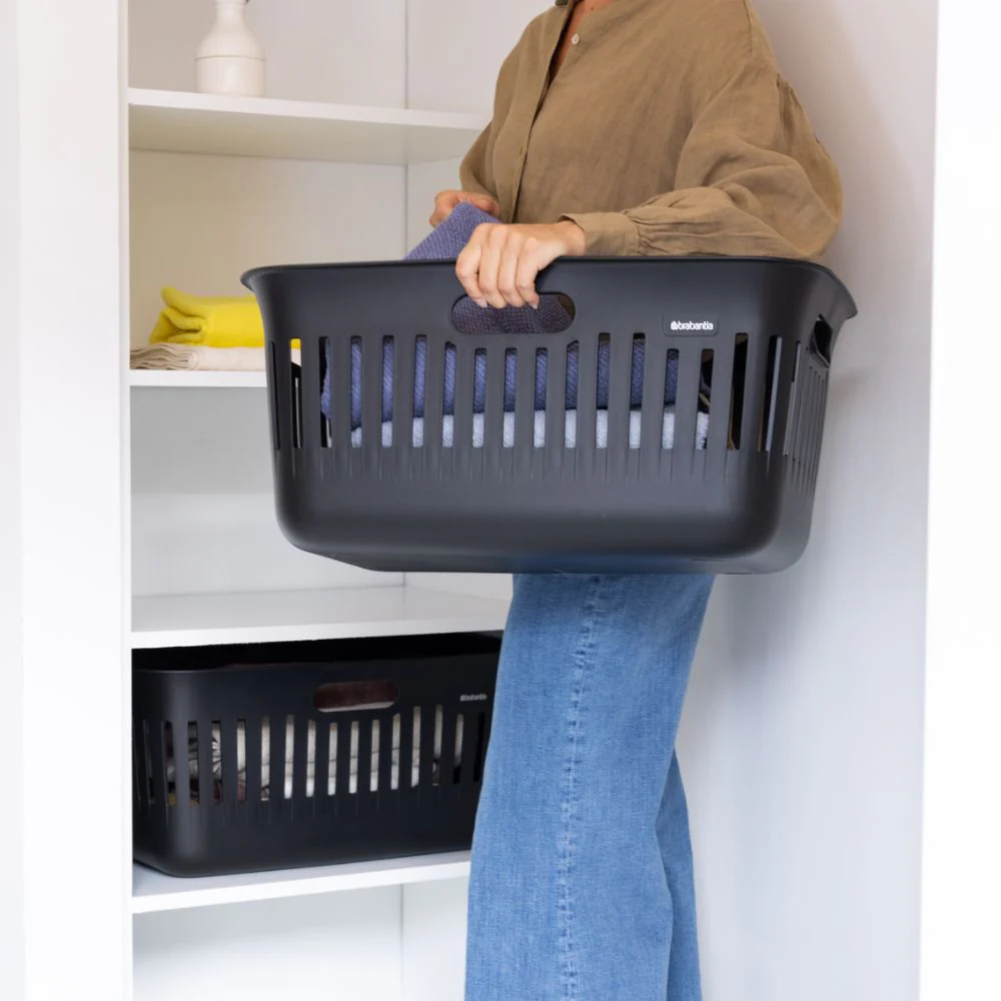 Brabantia Collect-It Recycled Plastic Laundry Basket 40L