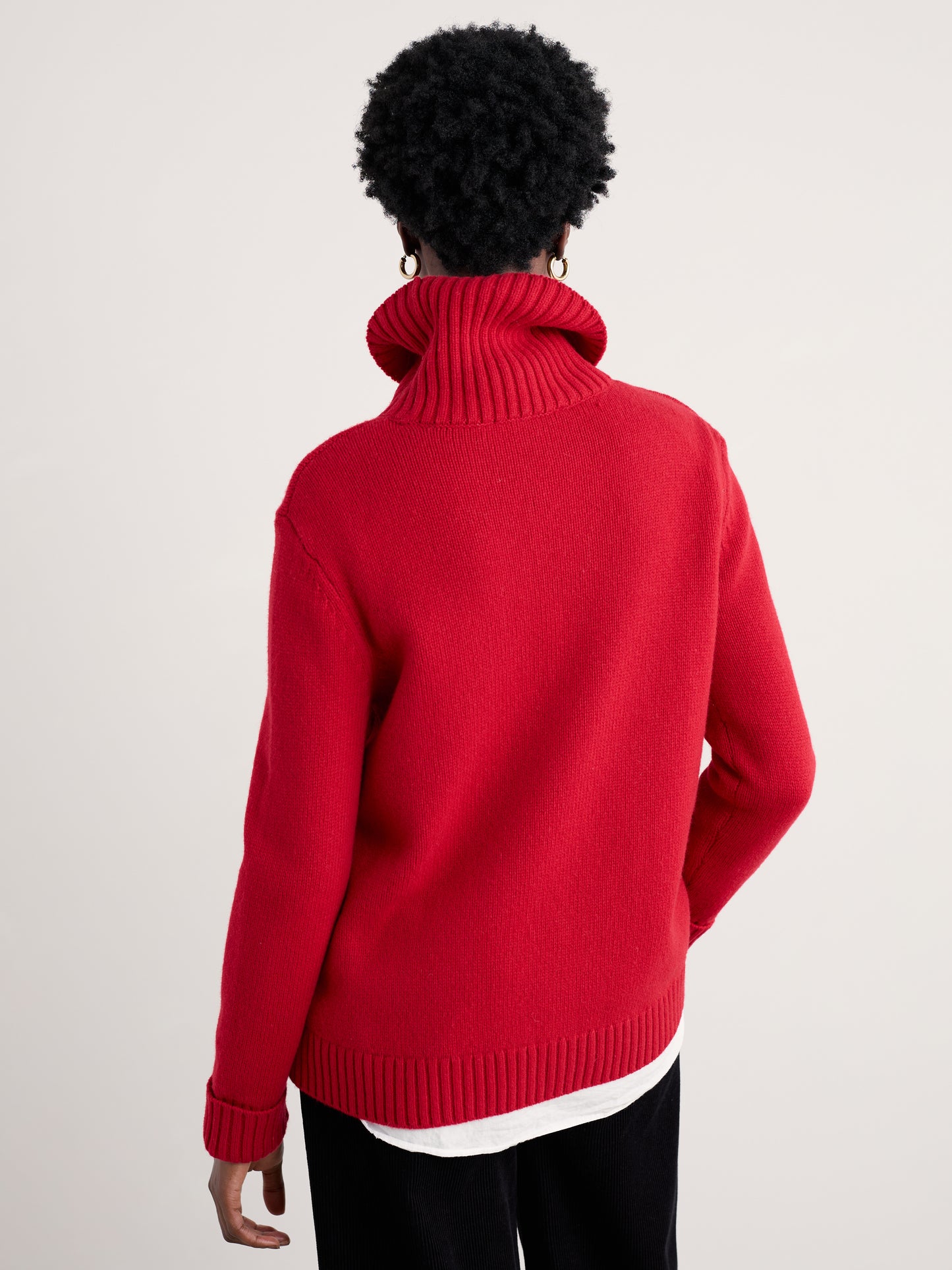 Seasalt Braque Lambswool Blend Roll Neck Jumper