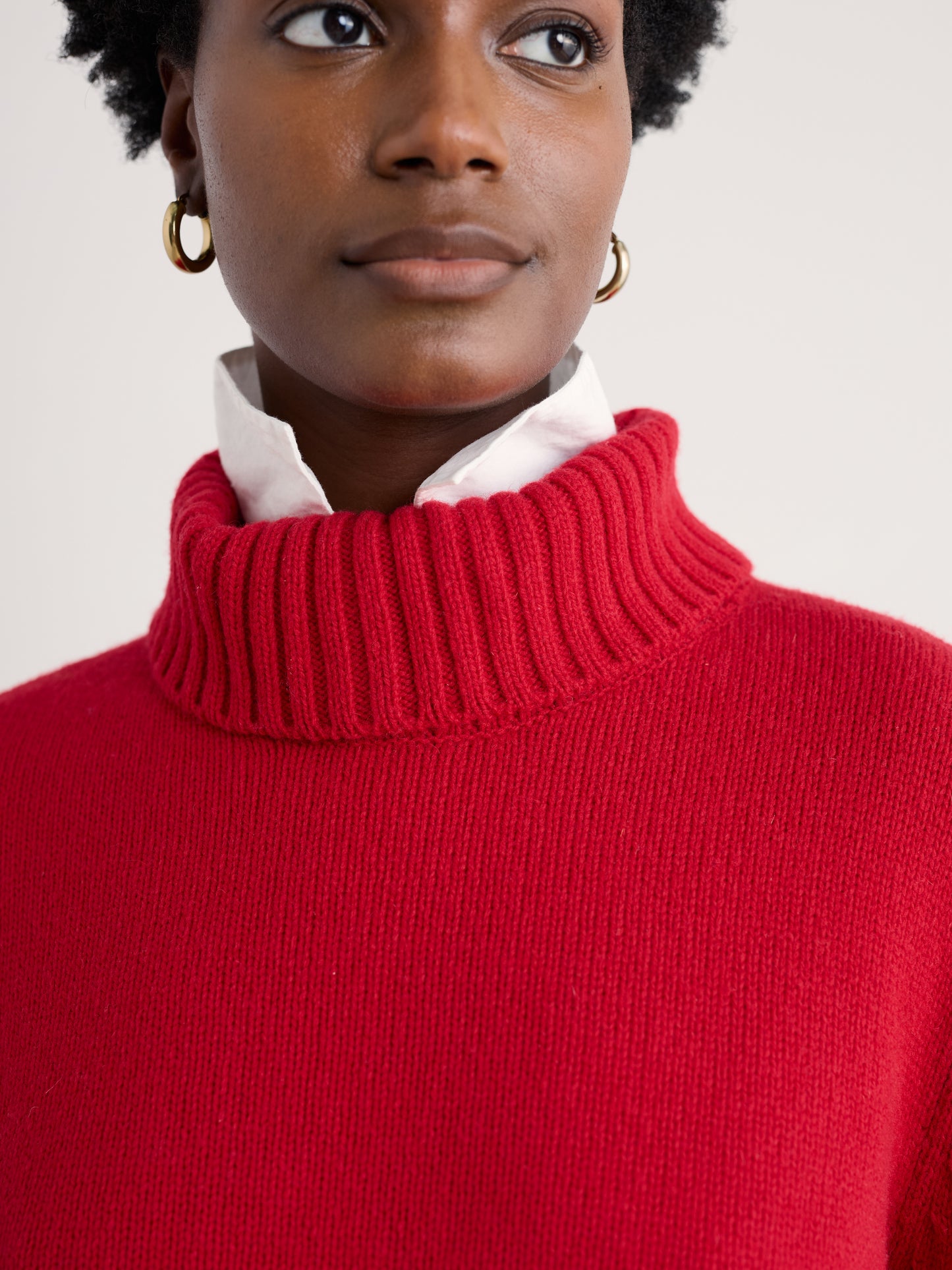 Seasalt Braque Lambswool Blend Roll Neck Jumper