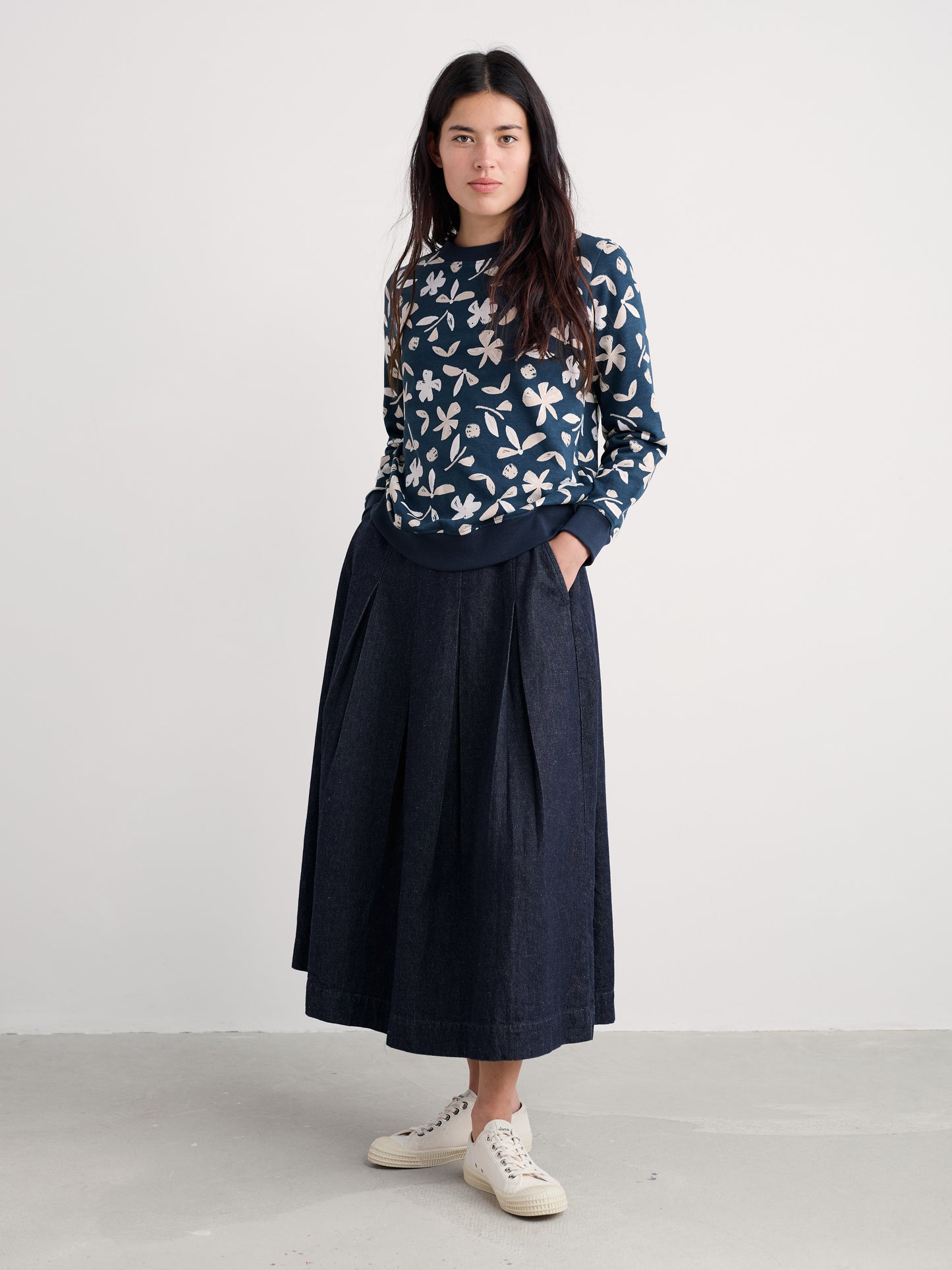 Seasalt Bright Wave Printed Sweatshirt