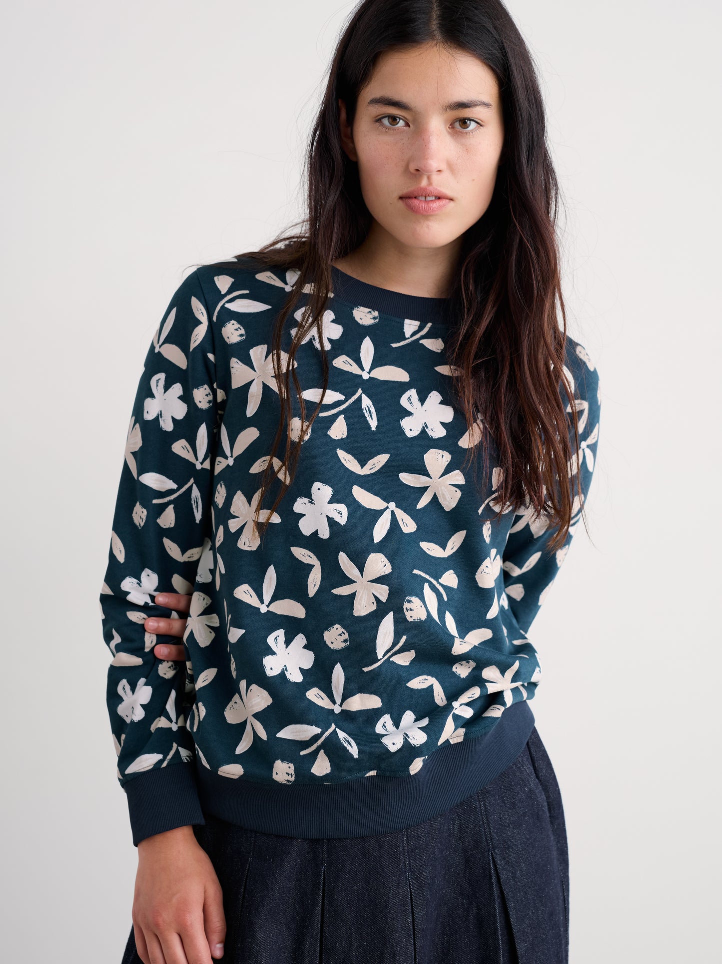 Seasalt Bright Wave Printed Sweatshirt