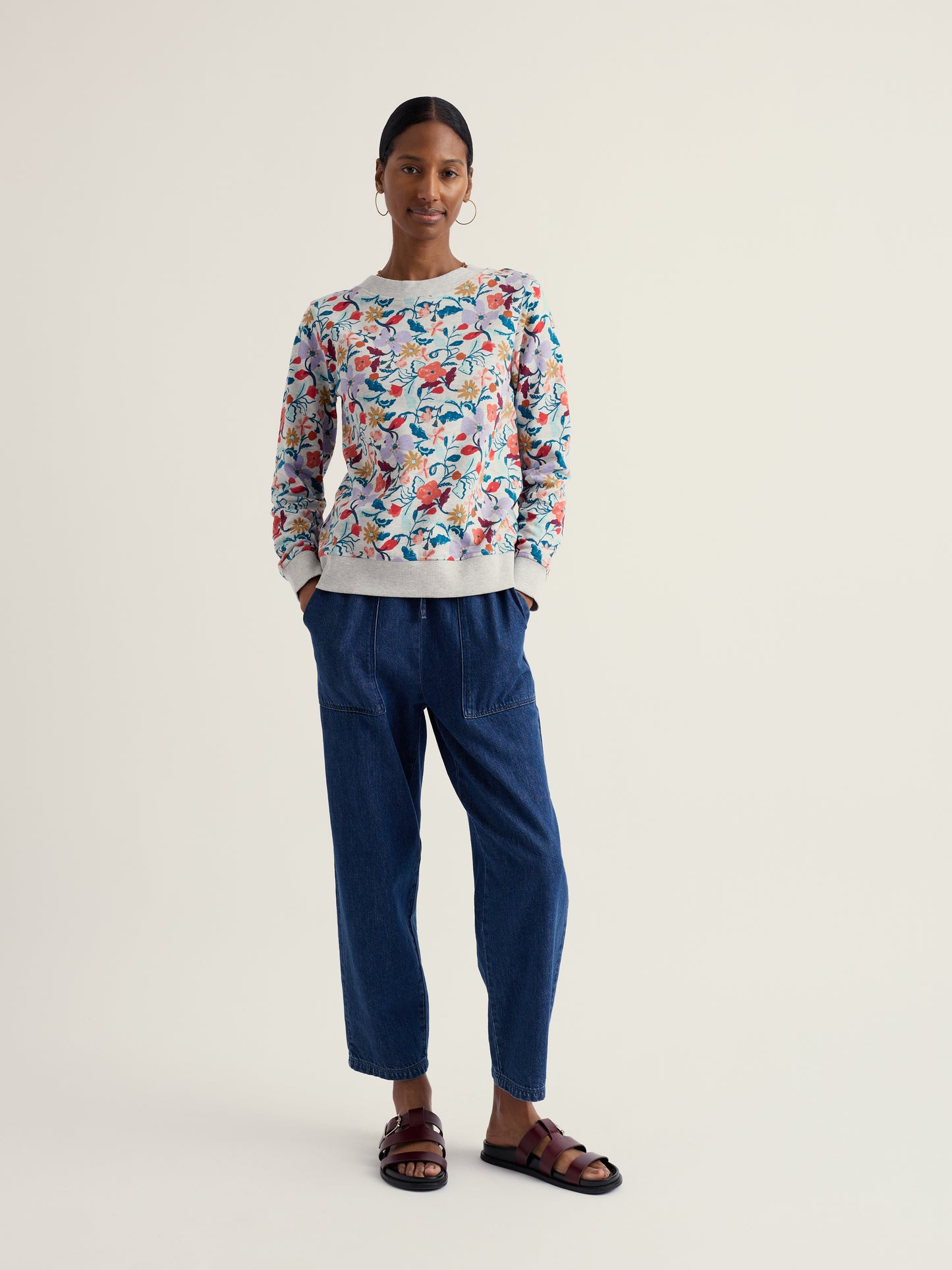 Seasalt Bright Wave Printed Sweatshirt