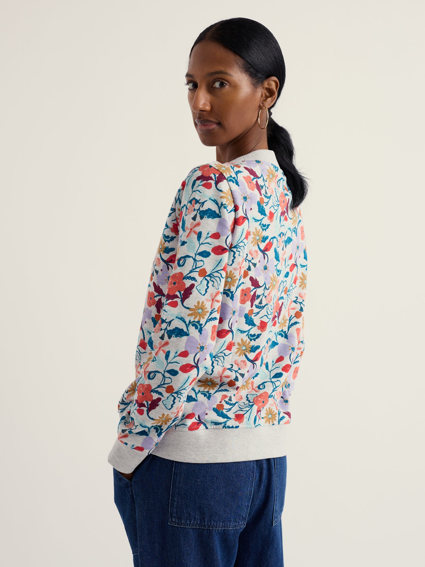 Seasalt Bright Wave Printed Sweatshirt