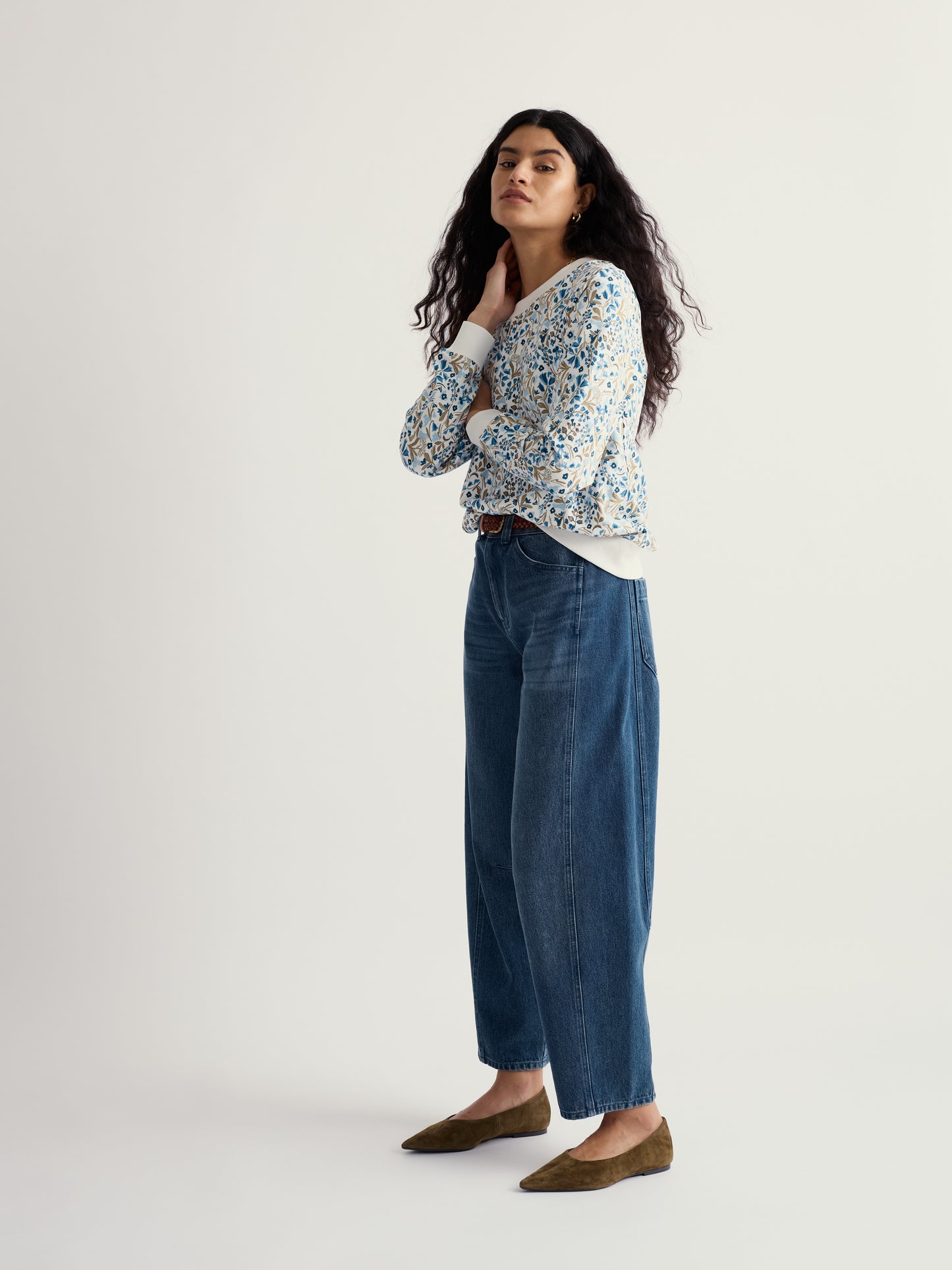 Seasalt Bright Wave Printed Sweatshirt