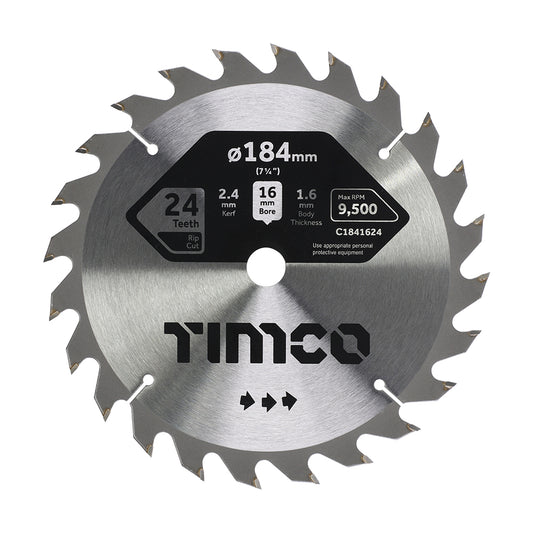 Timco General Purpose TCT Timber Circular Saw Blade