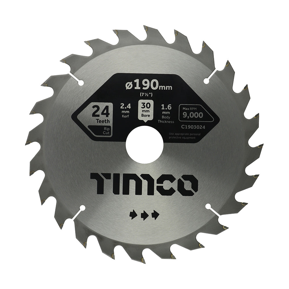 Timco General Purpose TCT Timber Circular Saw Blade