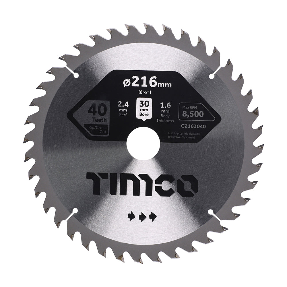 Timco TCT Circular Saw Blade - Fast Medium Cut