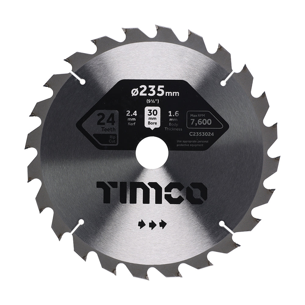 Timco General Purpose TCT Timber Circular Saw Blade